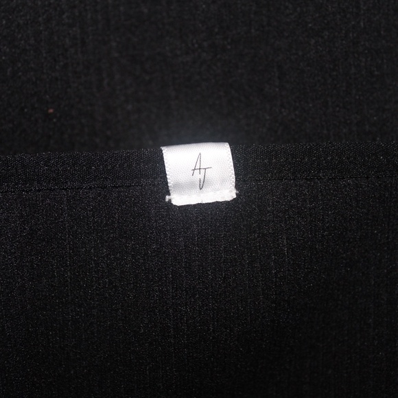 Alexander Jane Ribbed The Essential Crop | Skinny Strap Bralette in Sz (L/XL) - Picture 3 of 7